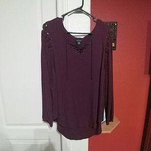 Enlarge

Crepe Lace Up Shoulder Blouse